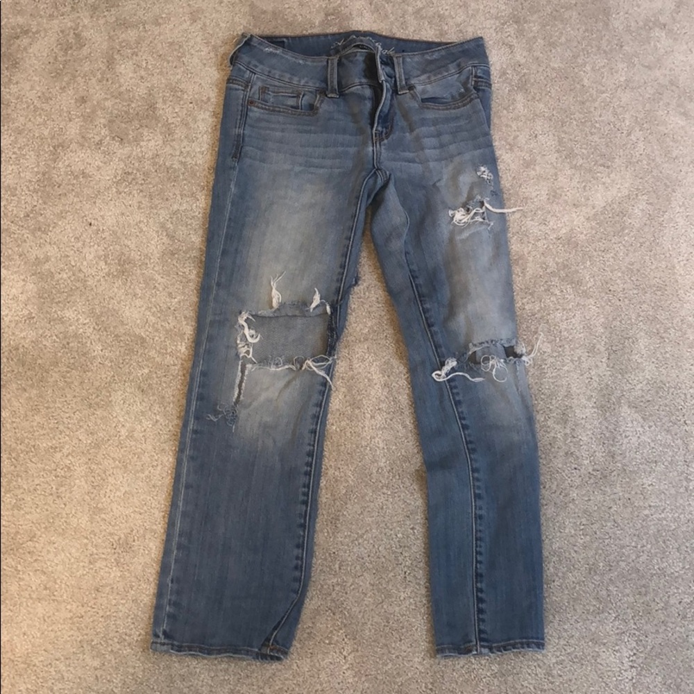 American eagle capri jeans